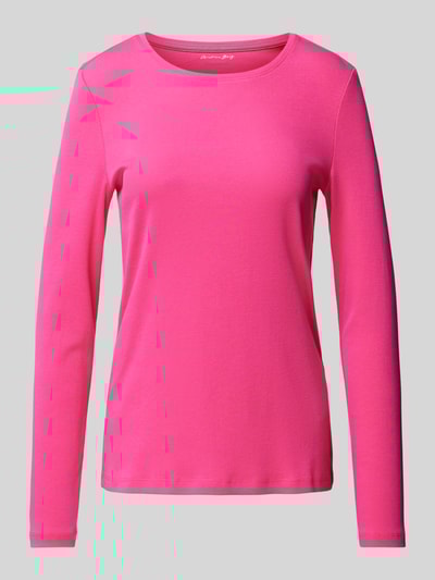 Peek & Cloppenburg Christian Berg WomanLongsleeve Mit Rundhalsausschnitt In Pink