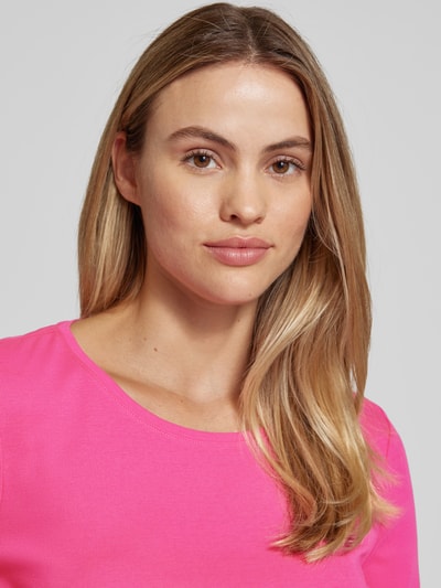 Peek & Cloppenburg Christian Berg WomanLongsleeve Mit Rundhalsausschnitt In Pink
