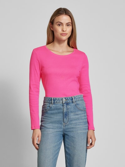Peek & Cloppenburg Christian Berg WomanLongsleeve Mit Rundhalsausschnitt In Pink
