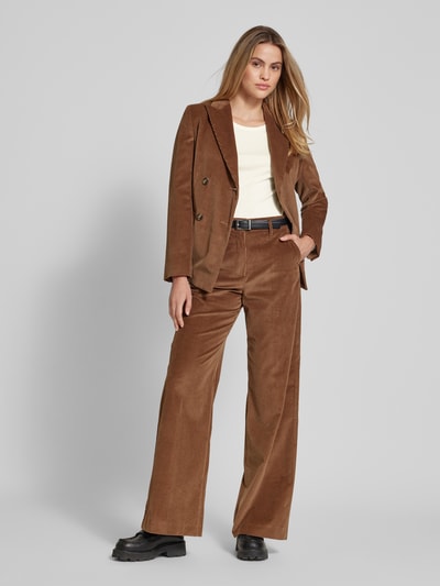 Peek & Cloppenburg Christian Berg WomanLongsleeve Mit Rundhalsausschnitt In Offwhite