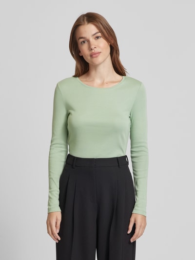 Peek & Cloppenburg Christian Berg WomanLongsleeve Mit Rundhalsausschnitt In Schilf