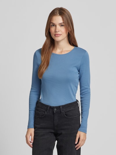 Peek & Cloppenburg Christian Berg WomanLongsleeve Mit Rundhalsausschnitt In Rauchblau