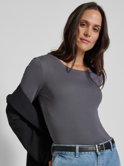 Peek & Cloppenburg Christian Berg WomanLongsleeve Mit Rundhalsausschnitt In Mittelgrau