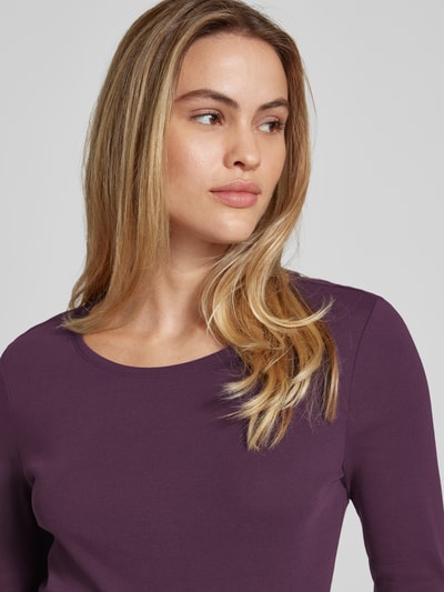 Peek & Cloppenburg Christian Berg WomanLongsleeve Mit Rundhalsausschnitt In Lila