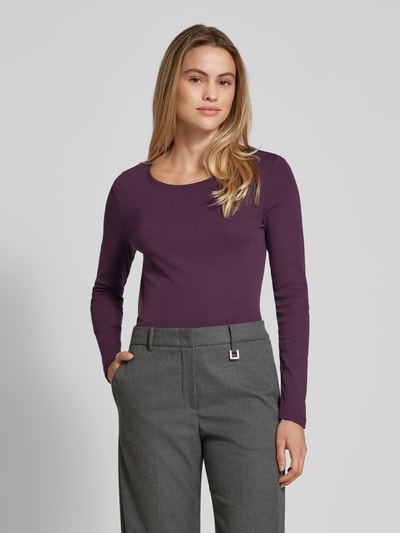 Peek & Cloppenburg Christian Berg WomanLongsleeve Mit Rundhalsausschnitt In Lila