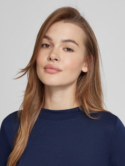 Peek & Cloppenburg Christian Berg WomanLongsleeve Mit Turtleneck In Dunkelblau