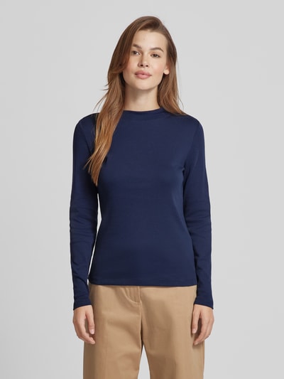 Peek & Cloppenburg Christian Berg WomanLongsleeve Mit Turtleneck In Dunkelblau