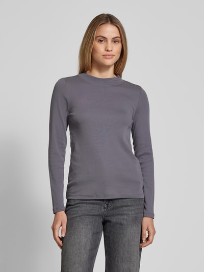 Peek & Cloppenburg Christian Berg WomanLongsleeve Mit Turtleneck In Mittelgrau
