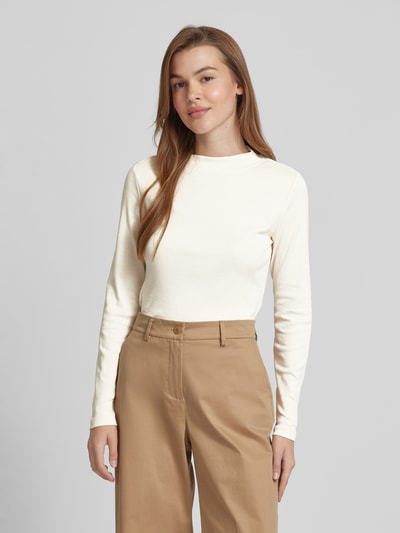 Peek & Cloppenburg Christian Berg WomanLongsleeve Mit Turtleneck In Offwhite
