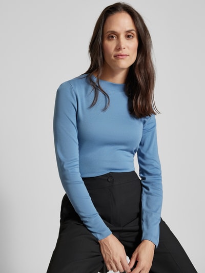 Peek & Cloppenburg Christian Berg WomanLongsleeve Mit Turtleneck In Rauchblau