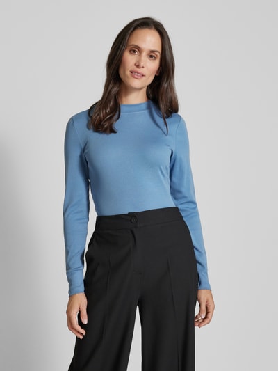 Peek & Cloppenburg Christian Berg WomanLongsleeve Mit Turtleneck In Rauchblau