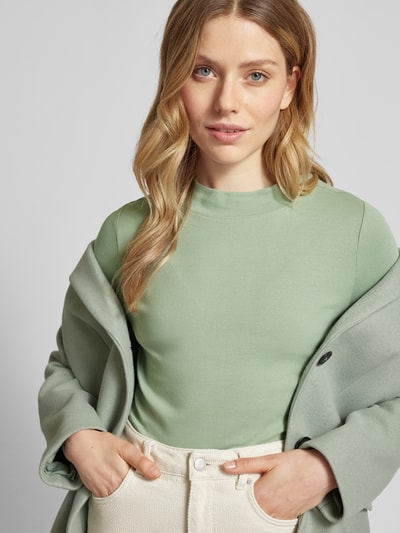 Peek & Cloppenburg Christian Berg WomanLongsleeve Mit Turtleneck In Schilf