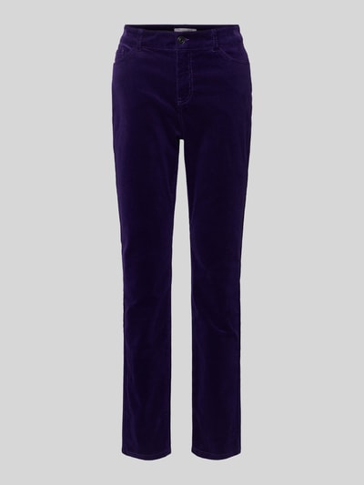 Peek & Cloppenburg Christian Berg WomanRegular Fit Cordhose im 5-Pocket-Design in violett