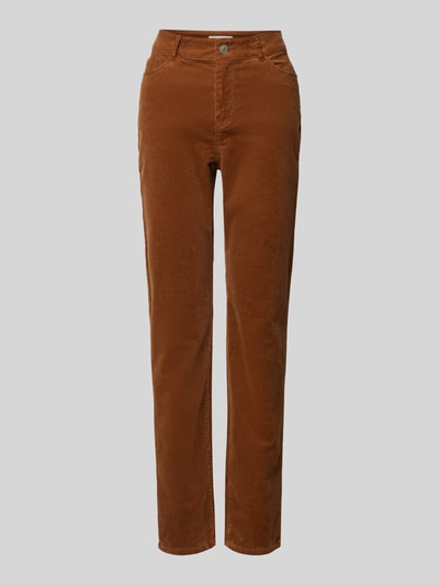 Peek & Cloppenburg Christian Berg WomanRegular Fit Cordhose Im 5-Pocket-Design In Cognac