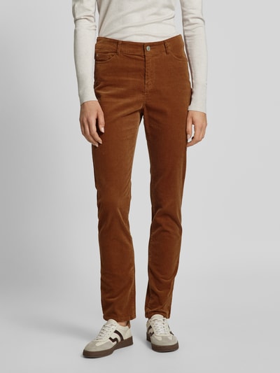 Peek & Cloppenburg Christian Berg WomanRegular Fit Cordhose Im 5-Pocket-Design In Cognac