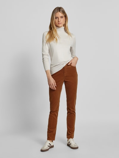 Peek & Cloppenburg Christian Berg WomanRegular Fit Cordhose im 5-Pocket-Design in cognac