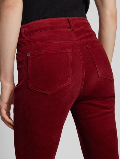 Peek & Cloppenburg Christian Berg WomanRegular Fit Cordhose Im 5-Pocket-Design In Dunkelrot