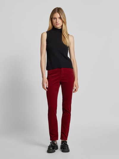 Peek & Cloppenburg Christian Berg WomanRegular Fit Cordhose im 5-Pocket-Design in dunkelrot