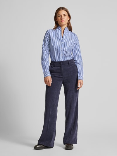 Peek & Cloppenburg Christian Berg WomanRegular Fit Hemdbluse mit Stehkragen in sky