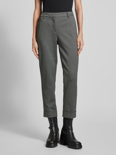 Peek & Cloppenburg Christian Berg WomanRegular Fit Stoffhose Mit Gürtelschlaufen In Black