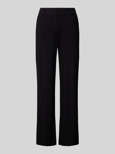 Peek & Cloppenburg Christian Berg WomanRegular Fit Stoffhose Mit Strukturmuster In Black