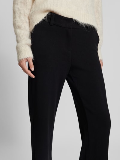 Peek & Cloppenburg Christian Berg WomanRegular Fit Stoffhose Mit Strukturmuster In Black