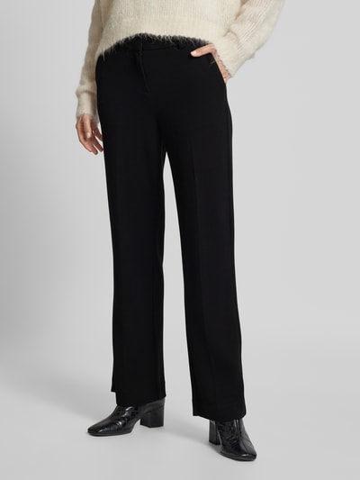 Peek & Cloppenburg Christian Berg WomanRegular Fit Stoffhose Mit Strukturmuster In Black