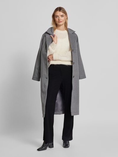 Peek & Cloppenburg Christian Berg WomanRegular Fit Stoffhose Mit Strukturmuster In Black