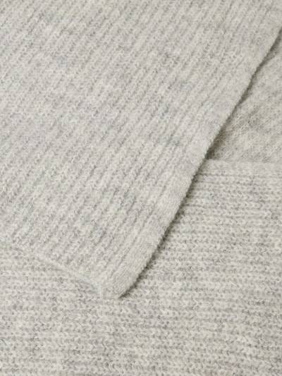 Peek & Cloppenburg Christian Berg WomanSchal In Strick-Optik In Hellgrau Melange