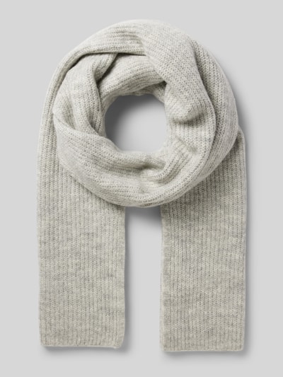 Peek & Cloppenburg Christian Berg WomanSchal in Strick-Optik in hellgrau melange