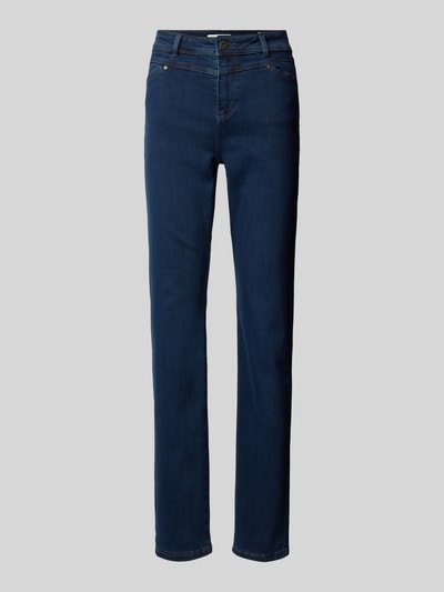 Peek & Cloppenburg Christian Berg WomanSlim Fit Jeans Mit Gürtelschlaufen In Jeansblau