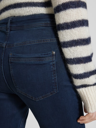 Peek & Cloppenburg Christian Berg WomanSlim Fit Jeans Mit Gürtelschlaufen In Jeansblau