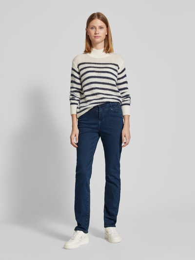 Peek & Cloppenburg Christian Berg WomanSlim Fit Jeans mit Gürtelschlaufen in jeansblau