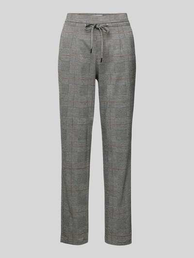 Peek & Cloppenburg Christian Berg WomanSlim Fit Stoffhose Mit Tunnelzug In Black