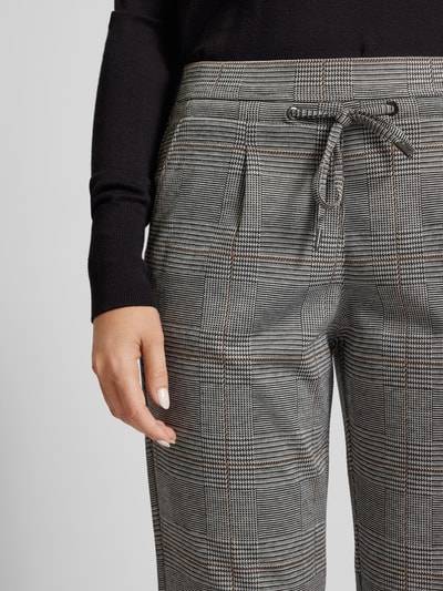 Peek & Cloppenburg Christian Berg WomanSlim Fit Stoffhose Mit Tunnelzug In Black