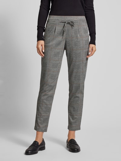 Peek & Cloppenburg Christian Berg WomanSlim Fit Stoffhose Mit Tunnelzug In Black