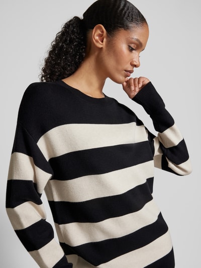 Peek & Cloppenburg Christian Berg WomanStrickkleid Mit Rundhalsausschnitt In Black