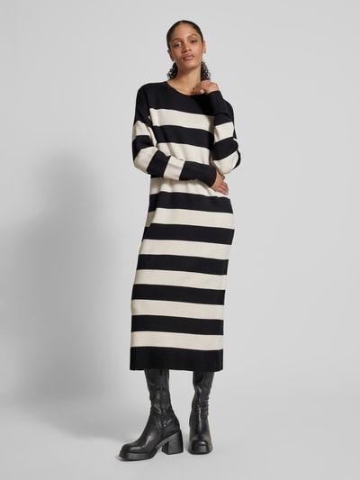 Peek & Cloppenburg Christian Berg WomanStrickkleid Mit Rundhalsausschnitt In Black