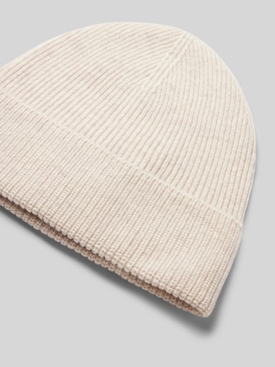 Peek & Cloppenburg Christian Berg WomanStrickmütze Aus Kaschmir In Beige Melange