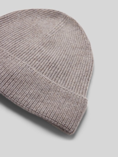 Peek & Cloppenburg Christian Berg WomanStrickmütze Aus Kaschmir In Taupe Melange