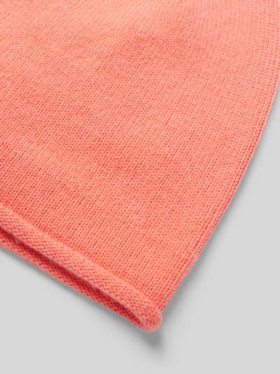 Peek & Cloppenburg Christian Berg WomanStrickmütze Aus Reinem Kaschmir Mit Gerollter Krempe In Apricot