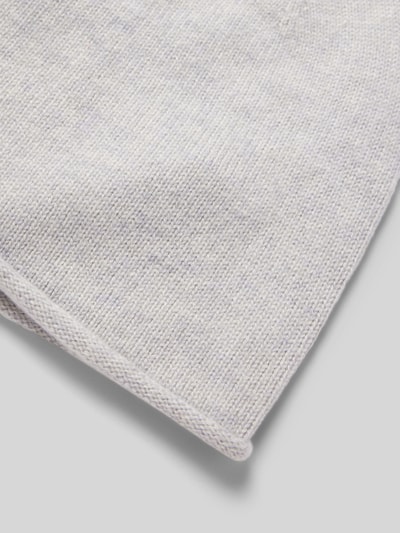 Peek & Cloppenburg Christian Berg WomanStrickmütze Aus Reinem Kaschmir Mit Gerollter Krempe In Mittelgrau Melange