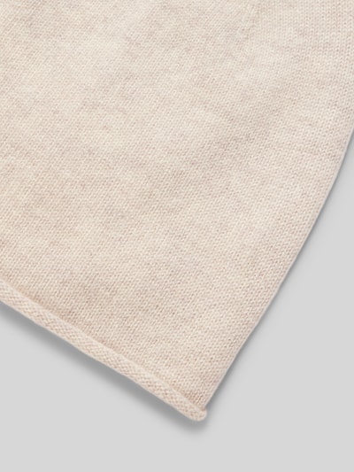 Peek & Cloppenburg Christian Berg WomanStrickmütze Aus Reinem Kaschmir Mit Gerollter Krempe In Beige Melange