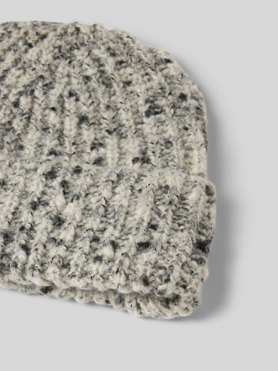 Peek & Cloppenburg Christian Berg WomanStrickmütze Mit Strukturmuster In Hellgrau Melange