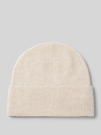 Peek & Cloppenburg Christian Berg WomanStrickmütze mit Ziernähten in beige