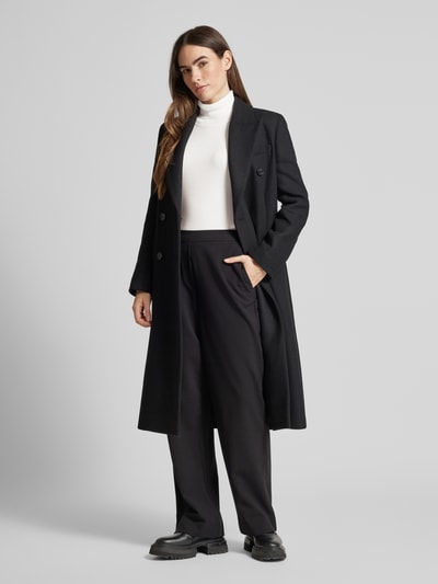 Peek & Cloppenburg Christian Berg WomanStrickpullover mit gerippten Abschlüssen in offwhite