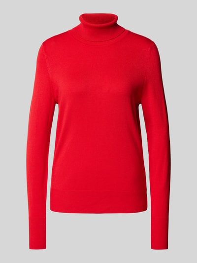 Peek & Cloppenburg Christian Berg WomanStrickpullover Mit Gerippten Abschlüssen In Rot