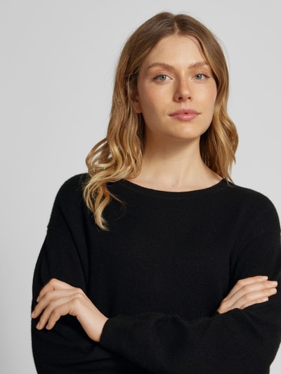 Peek & Cloppenburg Christian Berg WomanStrickpullover Mit Gerippten Abschlüssen In Black