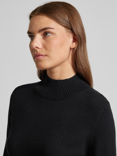 Peek & Cloppenburg Christian Berg WomanStrickpullover Mit Gerippten Abschlüssen In Black