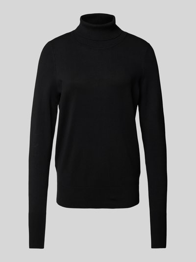 Peek & Cloppenburg Christian Berg WomanStrickpullover Mit Gerippten Abschlüssen In Black